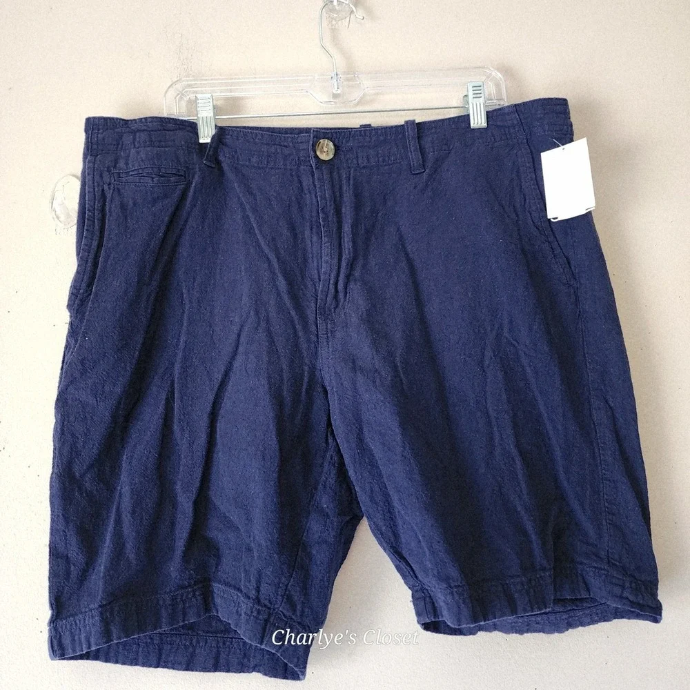 Mens Slim Fit Linen Blend 8